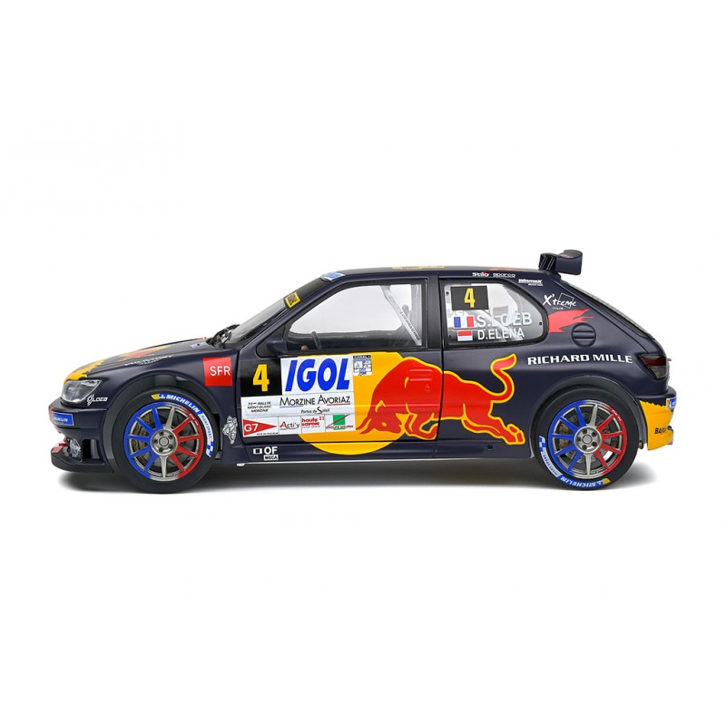 Solido 1/18 – Peugeot 306 Maxi 4 Rallye du Mont Blanc 2021 Sébastien Loeb - Daniel Elena