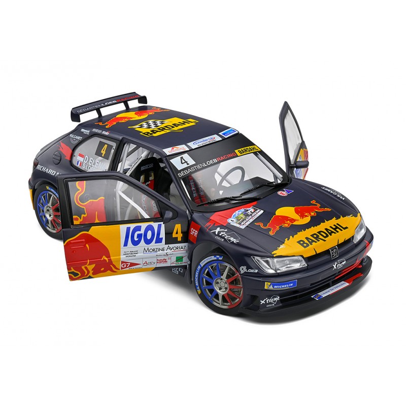Solido 1/18 – Peugeot 306 Maxi 4 Rallye du Mont Blanc 2021 Sébastien Loeb - Daniel Elena